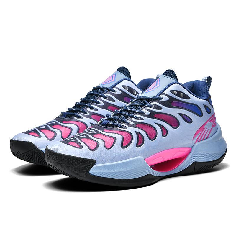 Men's Basketball Shoes Cushioned Breathable Sneakers Train Athletes High Quality Sport Shoes Non-Slip Night Light Casual Sneaker