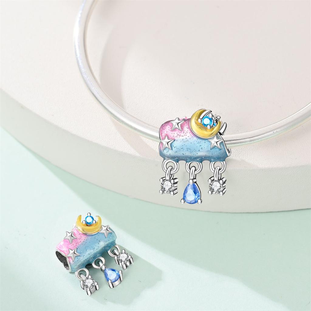 Beautiful Copper Iridescent Cloud Rose Beads Fit Diy Bracelet Necklace Fine Jewelry Gifts For Women