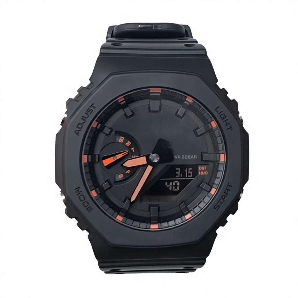 Fashion Large Dial Watch LED Men s Electronic Luxury Waterproof Night Light Watch Men s Multifunctional Digital Watch