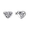 Moments Radiant Heart Connection Minimalist Fashion Earrings Women Earrings 292500C01