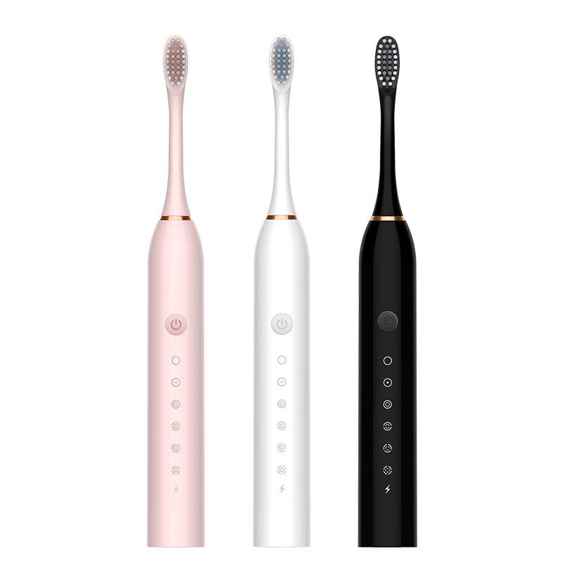 "Intelligent Ultrasonic Electric Toothbrush Set with Ultra-Soft Bristles for Adults and Students"