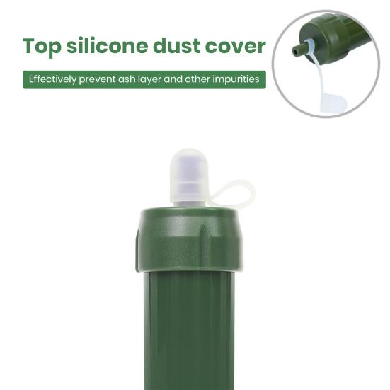 Outdoor Camping Water Filter Straw Purification Food Grade Compact Water Purifier Survival Emergency Supplies