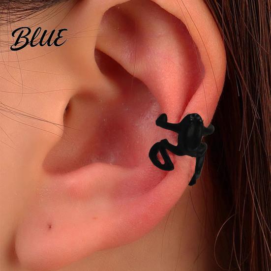 Frog Design Ear Jewelry 36925 Pairs Frog-Shaped Earrings Clip-On Functionality