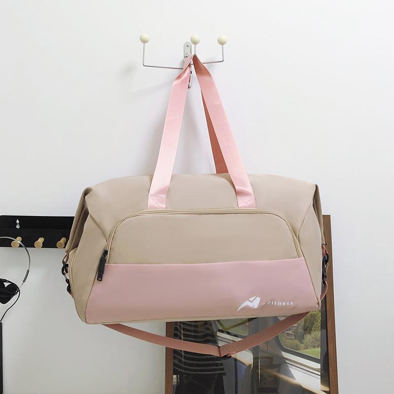 Men and Women Multi-pocket Classification Large-capacity Rugby Sports Luggage Bags Out Trendy and Cool Contrasting Color Handheld Travel Bags