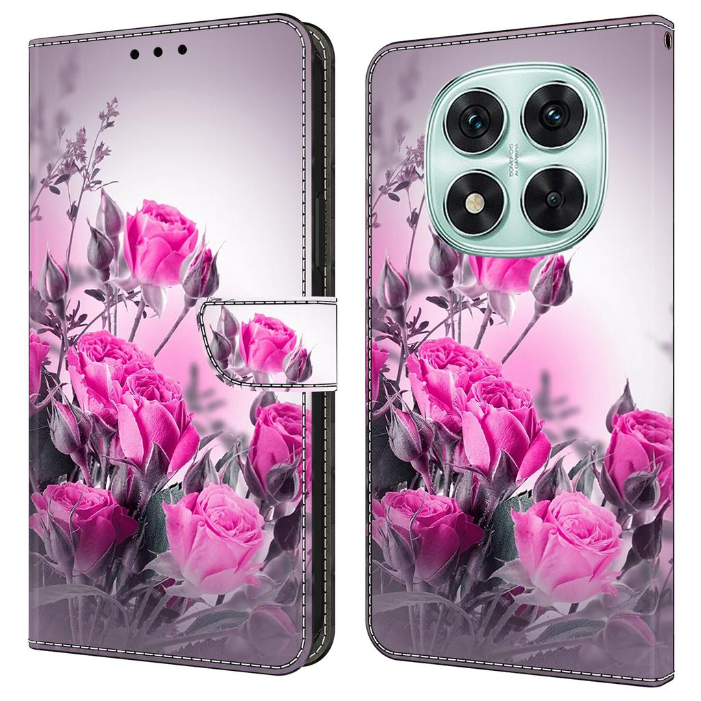 Etui dla Xiaomi Redmi Note 14 Pro 4G Portfel Stojak Wzór Drukowany Skóra PU Klapka Pokrowiec na Telefon