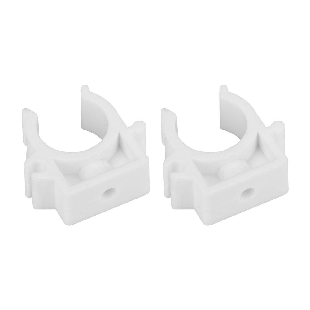 20pcs 16Celsius20Celsius25Celsius32mm U Shaped Combination Pipe Clamp Fixed Clips with Screws (16mm)