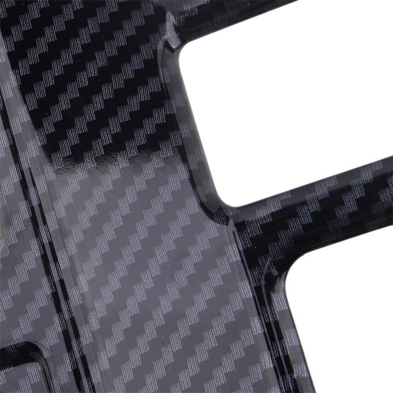 Carbon Fiber Car Headlight Switch Button Frame Cover Trim for Toyota Tundra 2014- Car Styling Interior Sticker