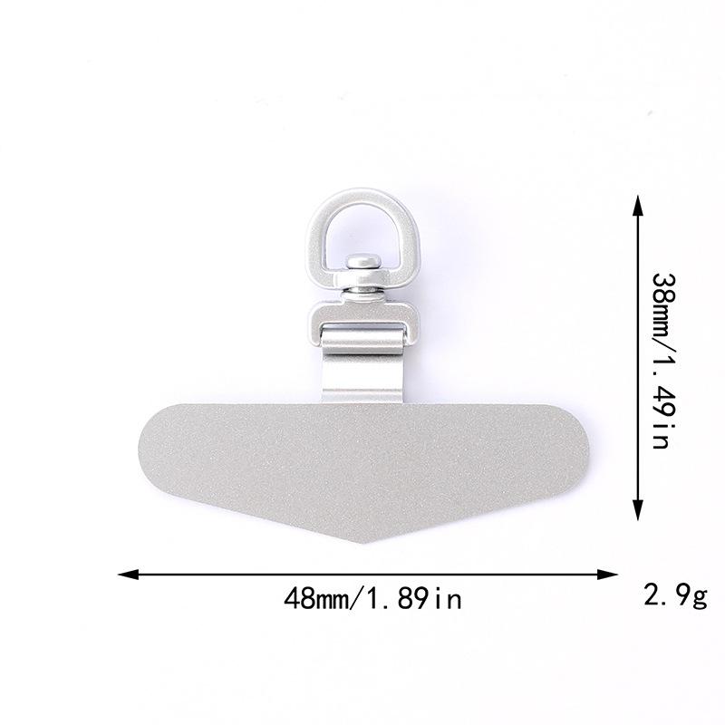 Stainless Steel Phone Lanyard Connectors, Metal Phone Strap Buckles, Metal Phone Strap Pieces, Metal Phone Patches