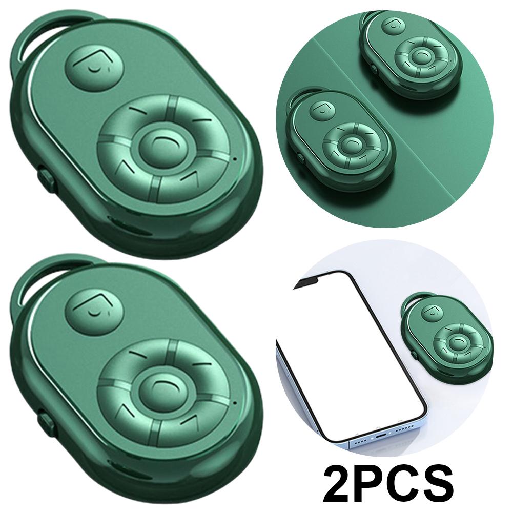 Remote Control Page Turner Bluetooth Smart Phone Screen Auto Clicker for Gaming Live 10m Camera Shutter Video Remote For Tiktok