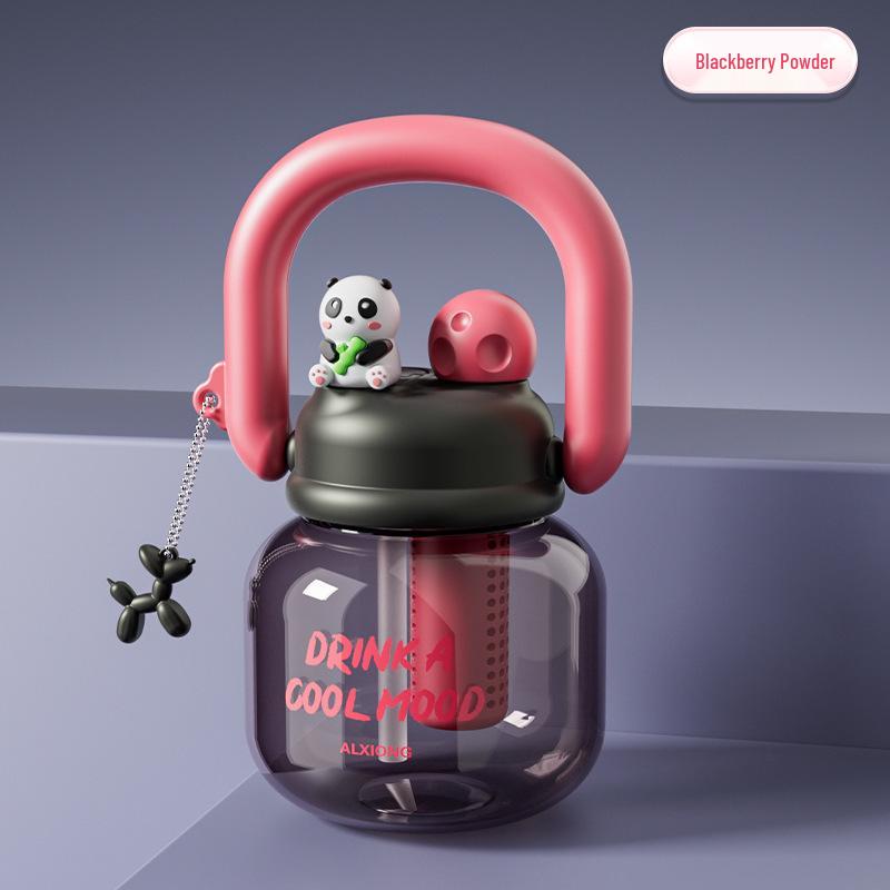 316 Stainless Steel Insulated Water Bottle with Double Spout and Tea Compartment