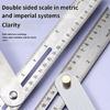 Universal Angles Measuring Tool Accuracy Bevel Square Offering Multiple Function Capabilities for Woodworking DIY Projects