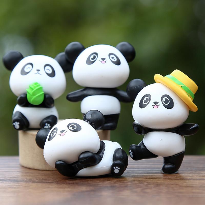 Panda Puppe Spielzeug PVC Material Tanzende Figur Für Kinder Und Sammler