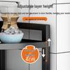 Adjustable Triangular Corner Kitchen Storage Rack