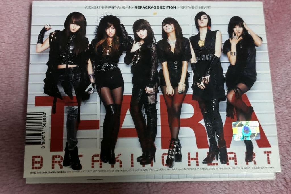 [USED] T-ARA 1st Album BREAKING HEART Repackage Edition