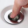 Drain Sink Press Type Filter Plug Shower Catcher Hair Core Basin Strainer Stopper Bounce Sink Drain Plug For Bathroom Kitchen