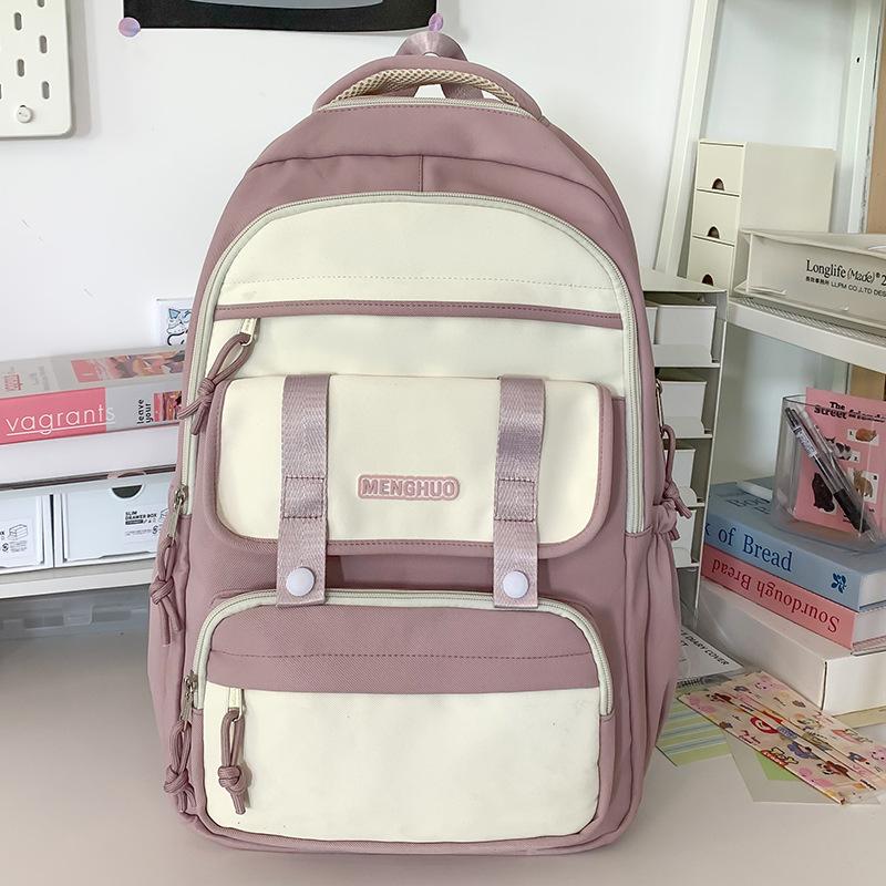 Children's Schoolbag Female Primary School Students Large Capacity Backpack Multi-layer Junior High School Students High School Students
