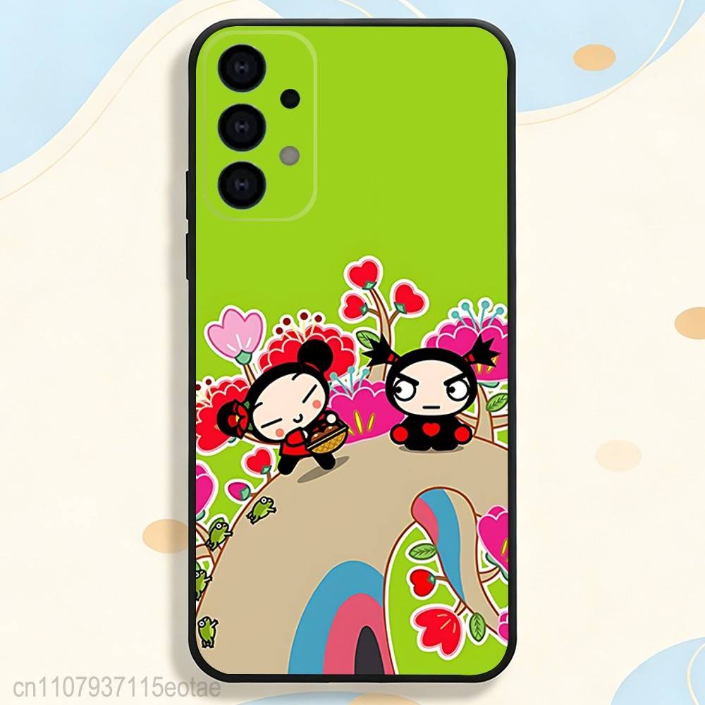 P-Pucca-as Cartoon G-Garu-us Phone Case Silicone Soft For Samsung S26,S25,S24,S21,S22,S23,S30,Ultra,S20,Plus,Fe,Lite