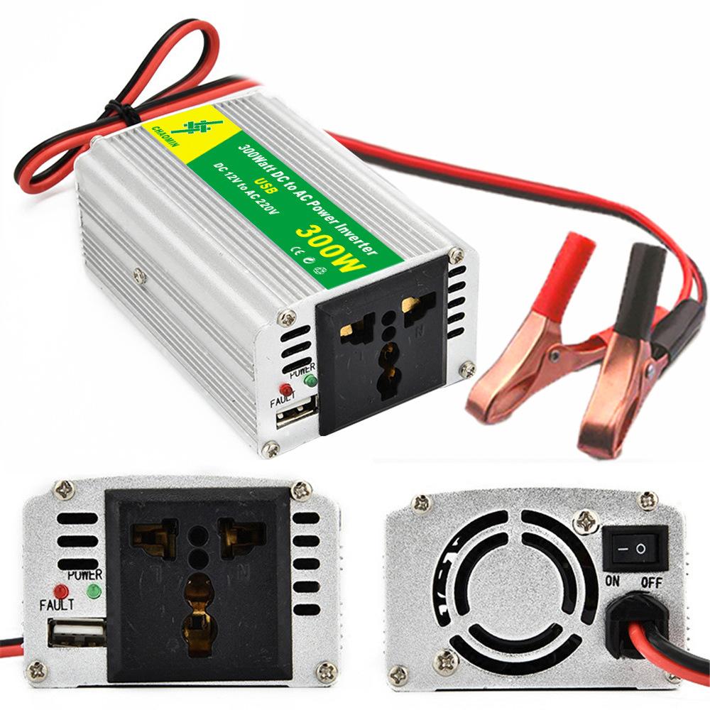 12V To 220V 150W200W250W Car Power Converter Inverter with Cigarette Lighter USB