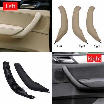 Car Inner Handle Interior Door Panel Pull Trim Cover Leather Left/Right Trim Replacement For BMW X3 F25 X4 F26