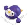 Brinquedos de banho para bebês baleia/pinguim/caranguejo piscina relógio para meninos meninas brinquedo flutuante de plástico