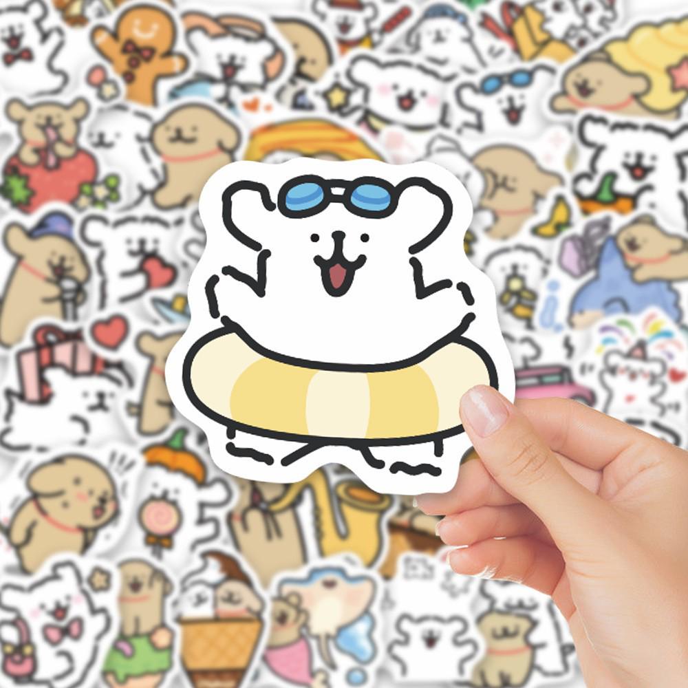 Cartoon Puppy Planner Stickers: Waterproof, Perfect for Phone Cases, Notebooks, Water Bottles, and Suitcases
