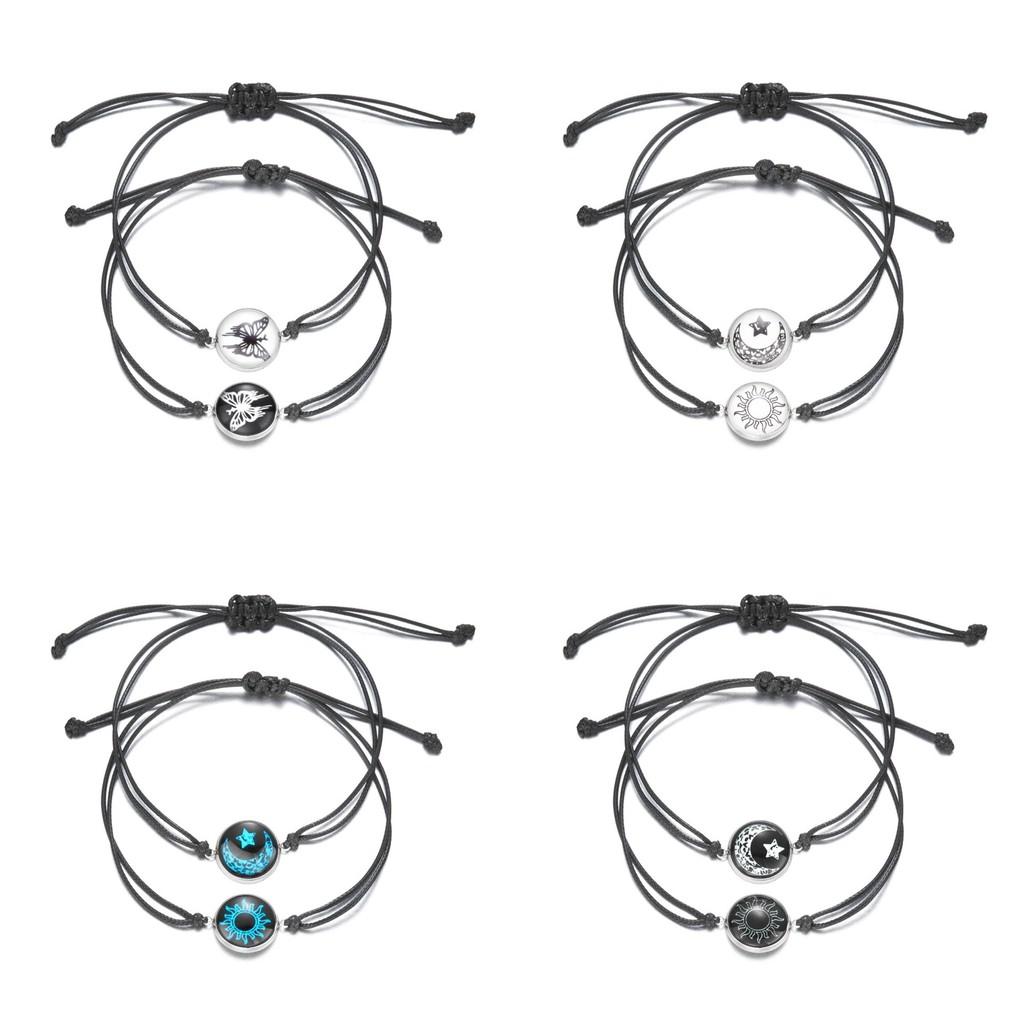 European Style Stone Beaded Wristband With Natural Elements For Gift Giving