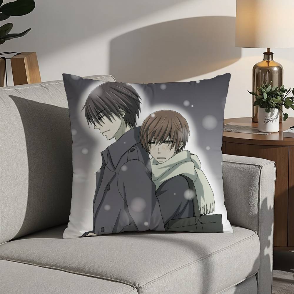 Anime S-Sekaiichi Hatsukoi Pillow Case Sofa Decorative Home Double-sided Printing Short Plush Cushion Pillow Cover Holiday Gift