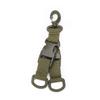 Tactical Nylon Webbing Swivel D-Ring Clip