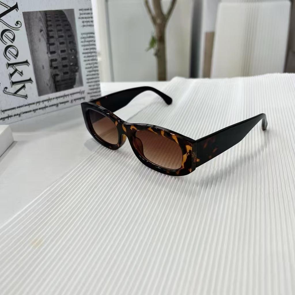 New Style Sunglasses Men Rectangle Shape Anti-Reflective Sun Glasses For Women Patchwork Color Women Sunglasses