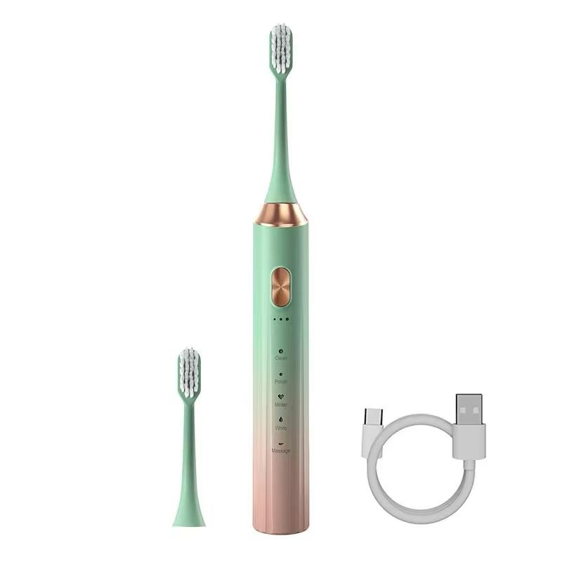 

Jianpai Magnetic Suspension Acoustic Electric Toothbrush Gradual Color System IPX7 Waterproof Electric Toothbrush