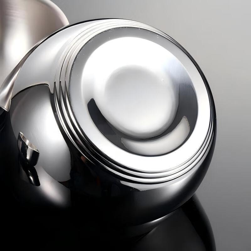 ZISIZ Retro Stainless Steel Children's Bowl Set (2-Pack)