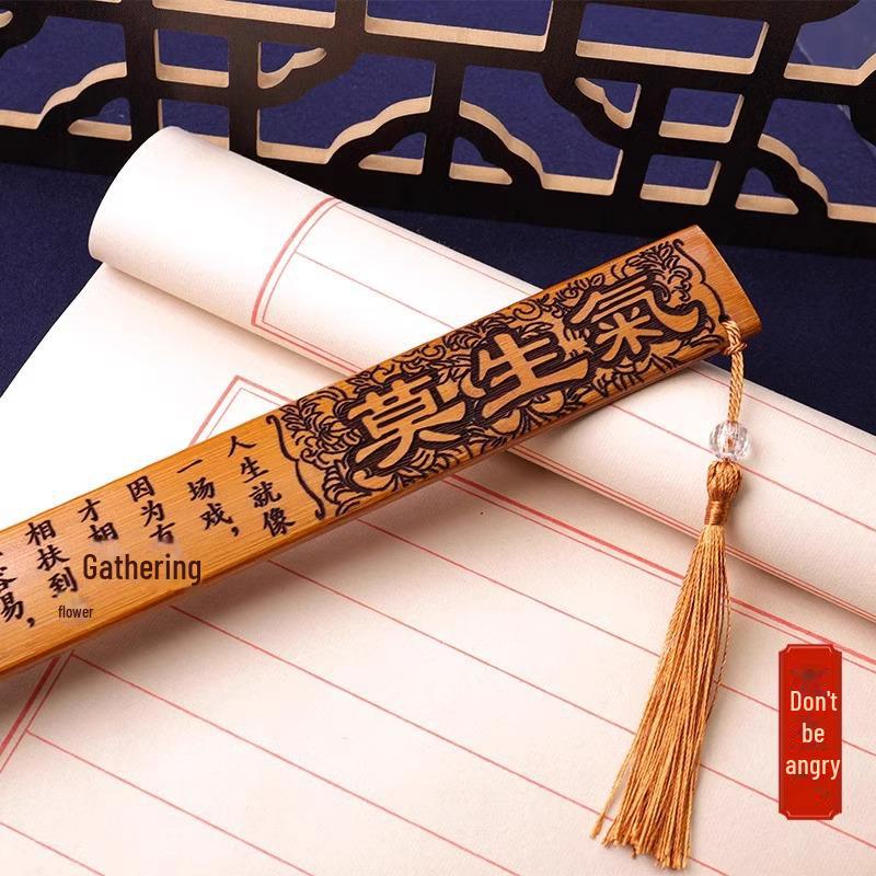 

Бамбуковая дисциплинарная линейка - утолщенный, прочный бамбуковый учебный инструмент для женщин и учителей