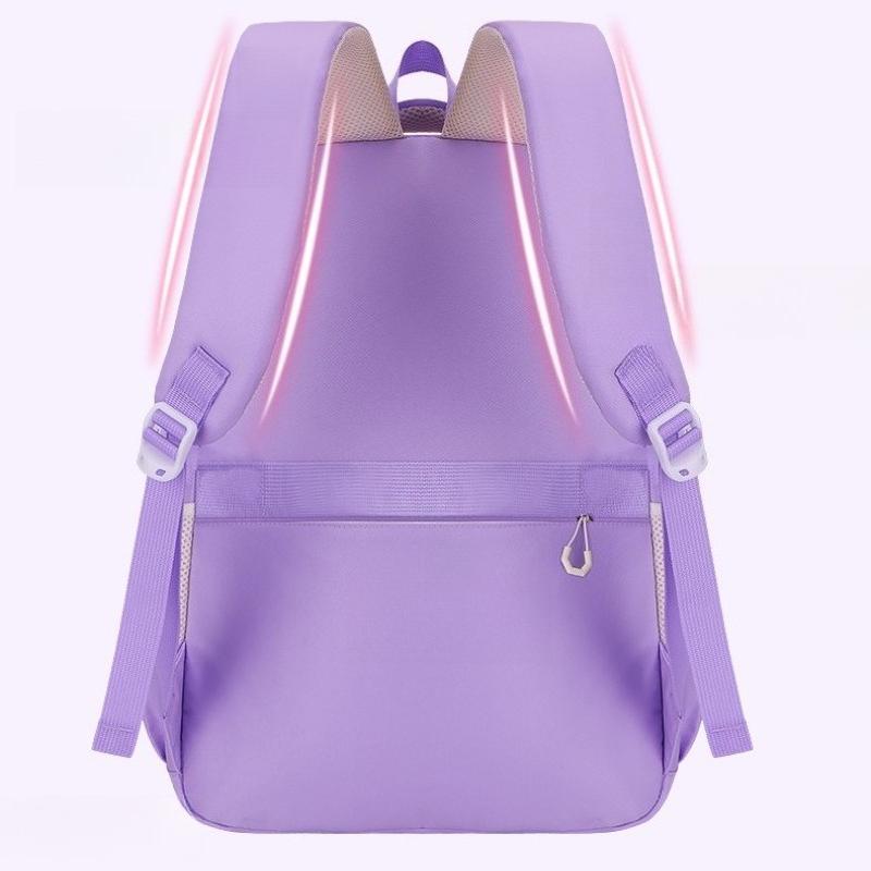 Mochilas Escolares de Alta Capacidad para Chicas de Secundaria Mochila Ligera Almacenamiento Multicapa Resistente al Agua Resistente al Desgaste Mochila para Estudiante de Secundaria