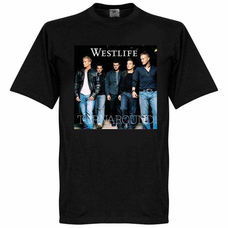 Westlife  West City Boys Band  Pop Music LongSleeved Loose Mens Heavyweight ShortSleeved TShirt