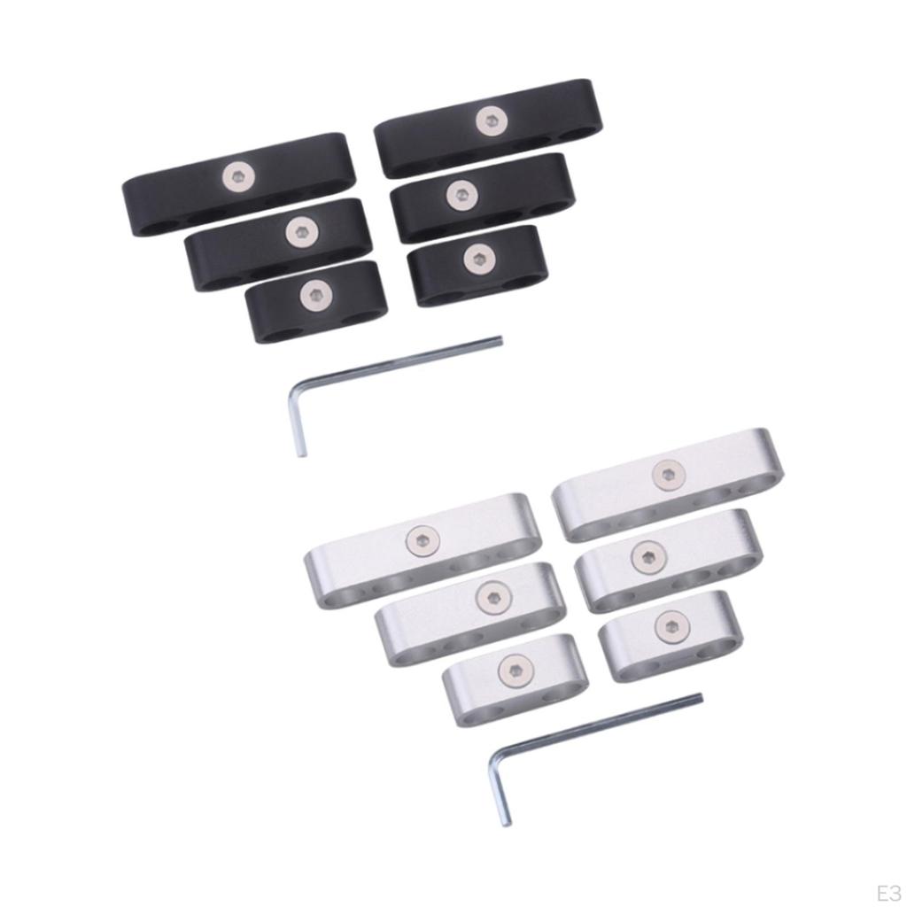 6x Engine Spark Plug Wire Separators Dividers Looms Easy to Install Accessories Durable High