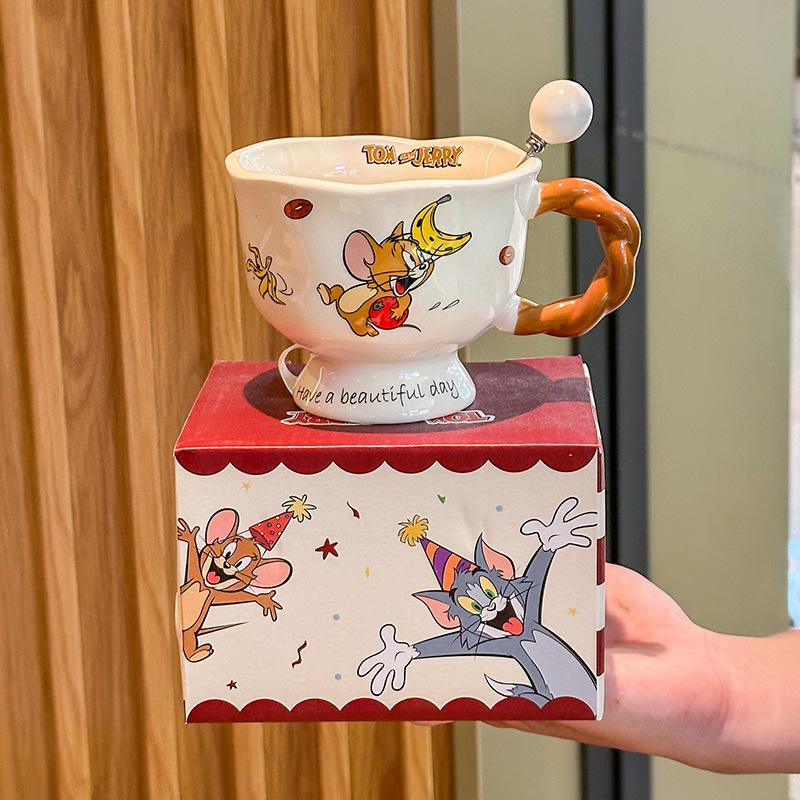 Birthday Gift Girls Niche Cup Practical High-end Ceramic Mug Couple Water Cup Souvenir Gift Box