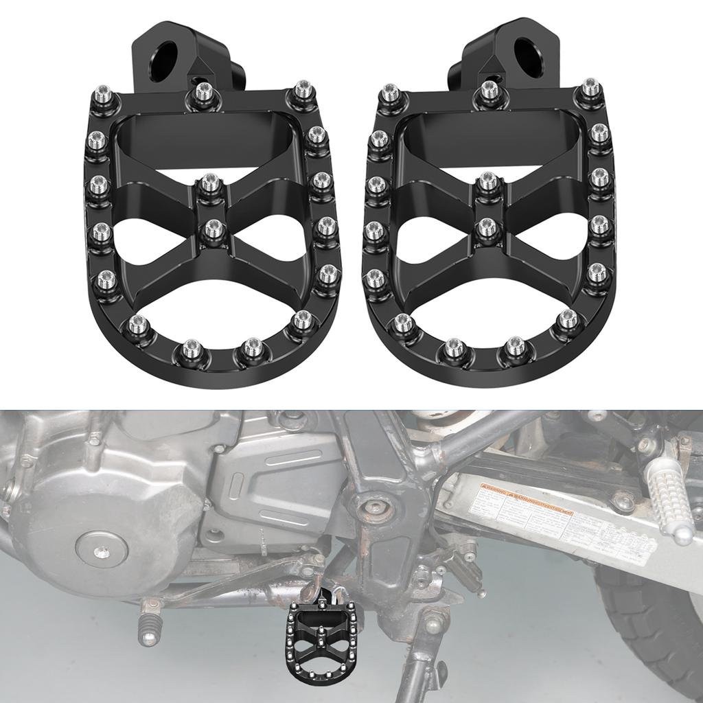 Motorcycle Wide Footpeg Footrests Fat Footpegs for Suzuki DR650 DR650SE DR650S 1996-2024 2025