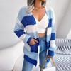 Women Open Front Long Knit Cardigan Sweater
