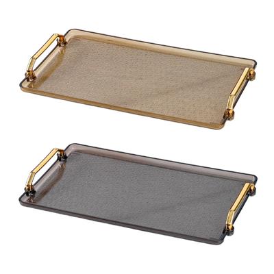 Vanity Tray Dish Serving Tray Storage Organizer Plate for Living Room Guest Room