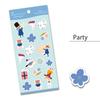 Kamiiso Sangyo Masking SAIEN Finland Heidi Lazy Garden Set of 9 x Made in 78002024 Stickers, (Garden, Autumn, Party, Day, Sweets, Letters), 6, Approx.