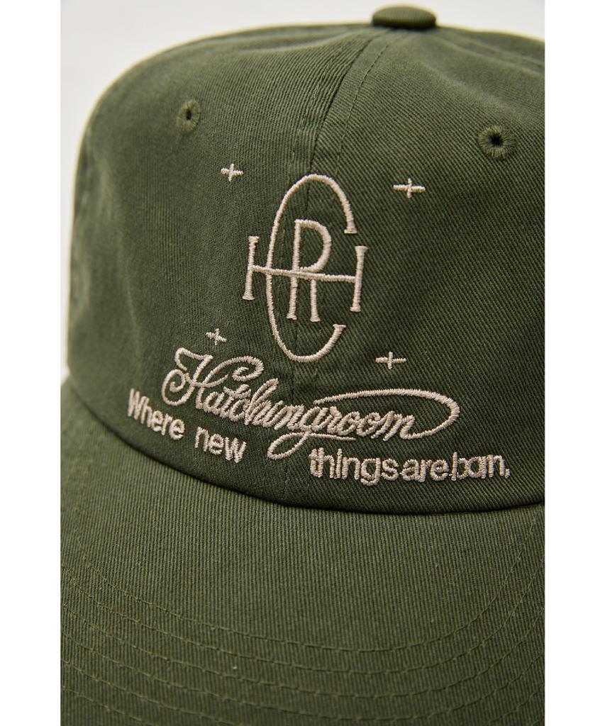 Haechinglum Logo Cap Washed Khaki