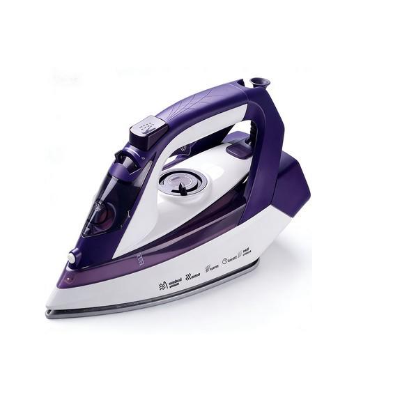 

European High-Efficiency Steam Iron - One-Button Wrinkle Removal, Smooth Performance, Anti-Dry Burning, Always Keeps Garments Flat & Like New 0.8L and below