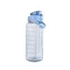 Large Capacity Sports Water Bottle with Straw - Portable PC Plastic Cup for Fitness and Cold Drinks