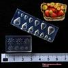 Multi-Size Mini Three-Dimensional Strawberry Silicone Mold Resin Clay Mold Diy Doll House Mini Strawberry Making Tool