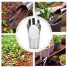 Garden Hand Shovel Bucket-Shaped Planting Scoop Lightweight Planting Supplies Stainless Steel Fertilizing Trowel For Flower