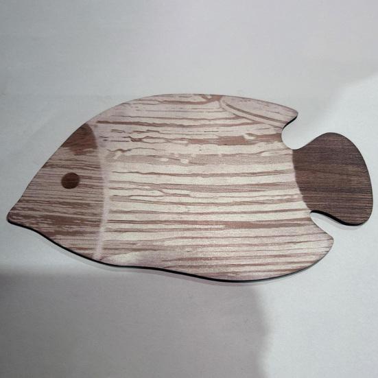 4Pcs/Set Wall Fish Decorations Coastal Wall Art Wooden Fish Retro Rustic Fish Wall Ornaments