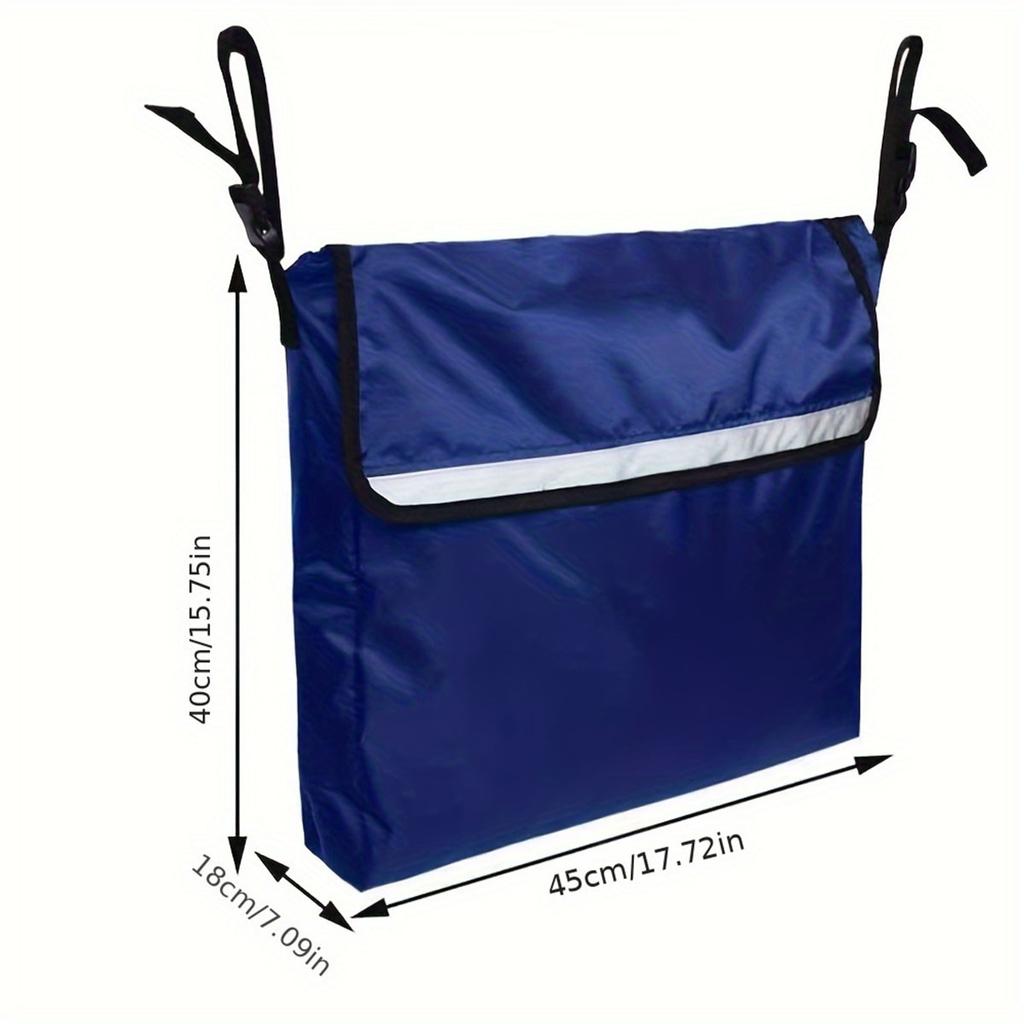 Outdoor wheelchair rear storage bag, electric wheelchair, motorcycle and other rear pack accessories bag storage bag