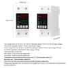 Dual Display Adjustable Voltage Protector Intelligent Over Voltage Under Voltage Over Current Protect Device Home Relay