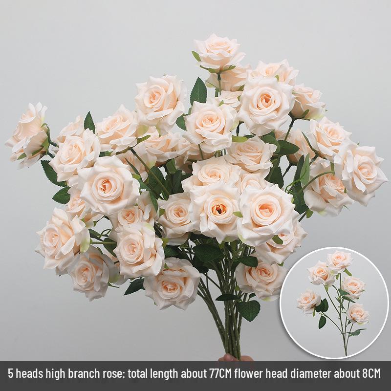 Champagne Silk Flower Wedding Decor - Artificial Ceiling & Aisle Floristry Elements