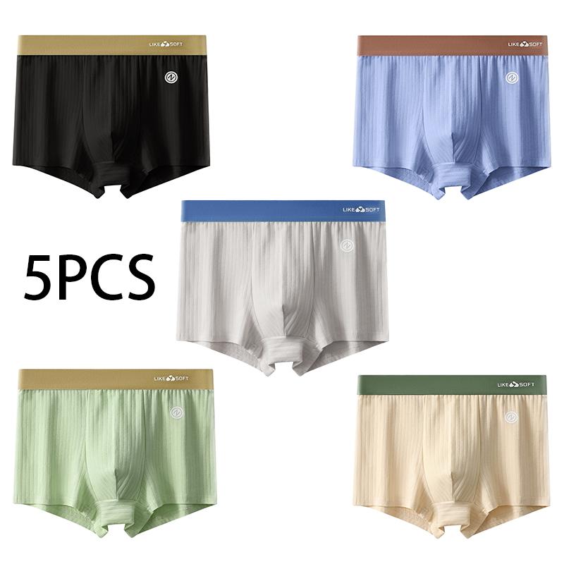 Men's Striped Panties Teenager Boxer Shorts Underwear Homme U Convex Shorts Lingerie Boxershorts Boxers Sexy Underpants